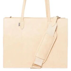 BÉIS The Work Tote – Beige Laptop Bag